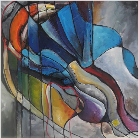 Schilderij Flow