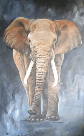 Schilderij Olifant